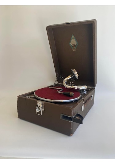 Molotov Sovyet Antika Çanta Gramofon 067
