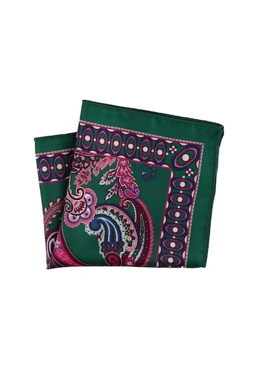 Omark Cotton İpek Mendil No11 Yeşil
