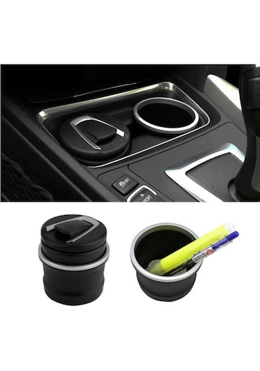 Seat Leon Uyumlu Işıklı Oto Küllük