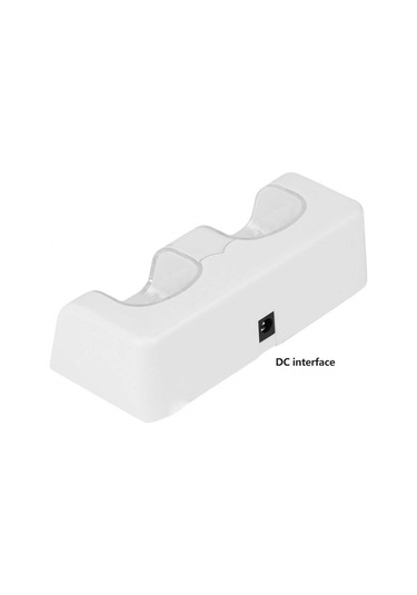 Xiyyadms Wii Kumanda Şarj İstasyonu - 2 Adet 2800mah Pil Ve Hızlı Şarj Desteği Beyaz