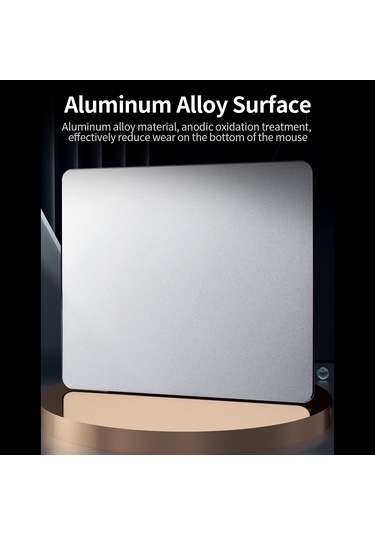 Ruicoo Alaşımlı Metal Fare Padsı - Kaymaz Tabanlı, Dayanıklı Ve Ergonomik 195x145mm