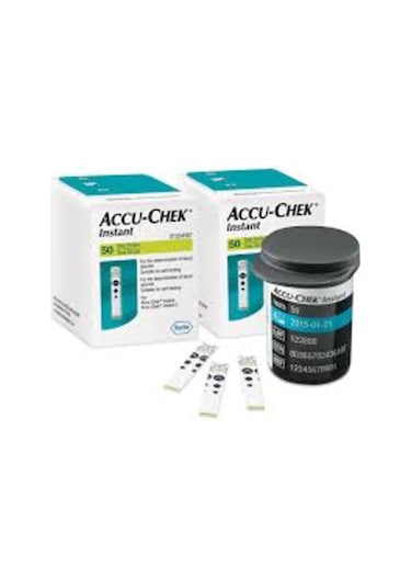 Accu Chek Instant Seker Ölçüm Stribi 2 Kutu - Toplam 100 Adet