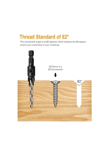 Havşa Matkap Ucu Seti, Ahşap İşleme İçin Ayarlanabilir Havşa Aletleri, Tezgah Lavabo Deliklerinde Pah Kırma