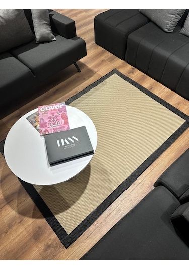 Hann Jüt Sisal Bej Siyah 9716 Bej Siyah