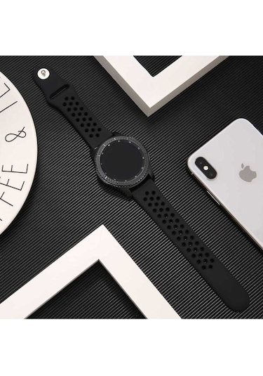 Xiaomi Amazfit Pace Krd-02 Uyumlu Cppl Kordon-siyah-rose Gold