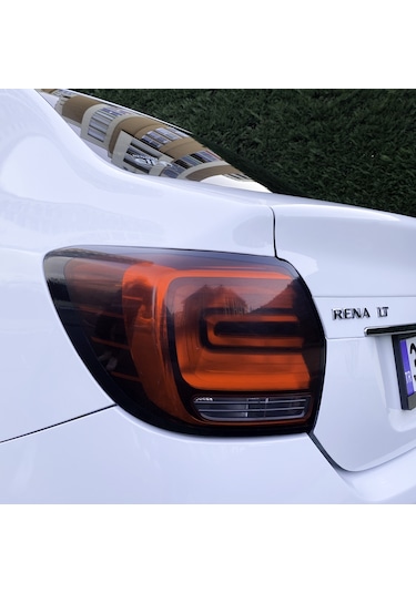 Renault Symbol Stop Çerçevesi Sticker 2017 Sonrası / PARLAK SİYAH