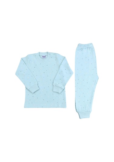 Sebi Bebe Nokta Çiçek Pijama Takım 9154 Mint