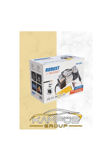 Araç Oto Lastik Şişirme Kompresörü Pompası Çift Pistonlu