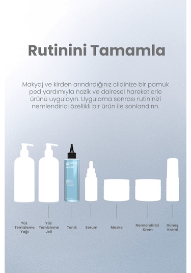 Cosmogenesis Labs AHA %5 BHA %2 Peeling Etkili Tonik 200 ml – Arındırıcı Gözenek Sıkılaştırıcı pH Dengeleyici Vegan