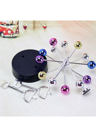 Manyetik Perpetual Hareket Elektrikli Renkli Toplar