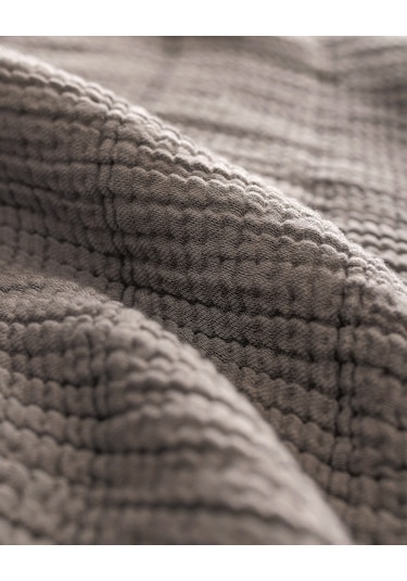 Madame Coco Carolines Tek Kişilik Pamuklu Yatak Örtüsü - Gri 8684427188125 Gri
