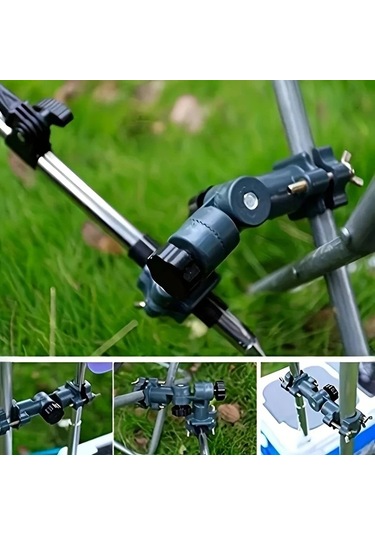 Willowhaven 1 Adet Çift Katlı Çok Amaçlı Olta Kutusu Sandalye Askılık Şemsiye Bağlantı Aksesuarı