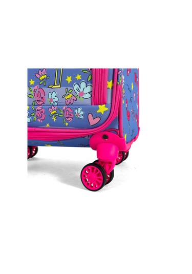 Çocuk Karakterli 4 Tekerlekli Valiz, Eğlenceli Seyahat Arkadaşı - Flamingo Flamingo