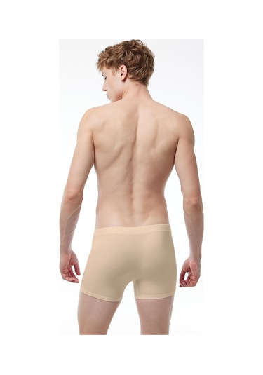 Malabadi Görünmez Boxer Erkek Ten Rengi Likralı Modal Iç Göstermeyen Boxer 058 Ten Rengi
