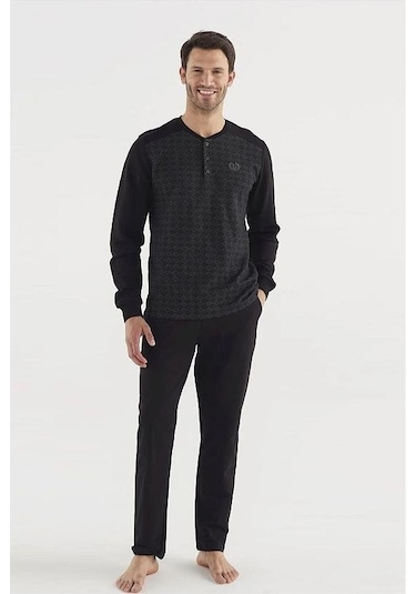 Mod 3756 Erkek Patlı Pijama Takım 001