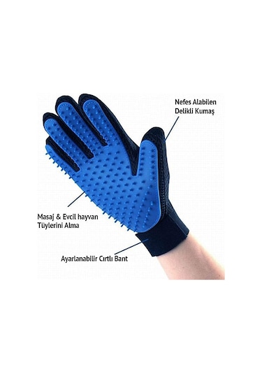 Jialan Evcil Hayvan Kedi Köpek Tüy Toplama Eldiveni