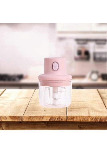 250 Ml Mini Elektrikli Sarımsak Doğrayıcı Şarj Edilebilir Sarımsa Çok Renkli