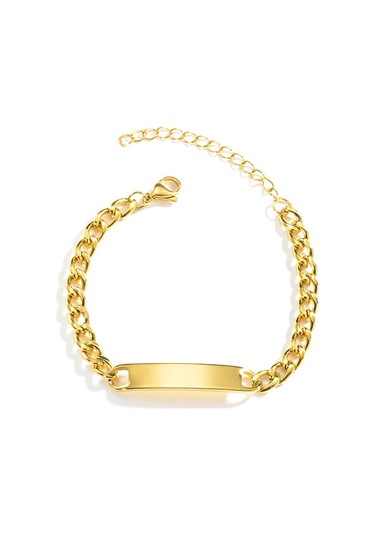 Chavin Gold Çelik Erkek Künye Bileklik Eu40sr Gold