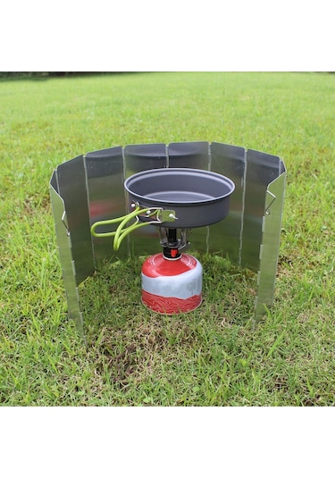 Sones Aotu At6344-1 10 Adet / Set Açık Hava Kamp Pimli Alüminyum Ocak Ön Camı