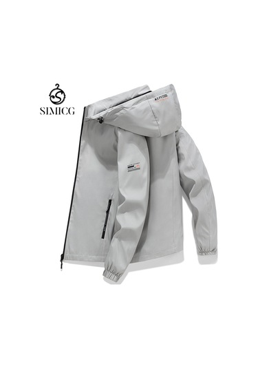 Yakışıklı Gündelik Erkek Ceketi Gri