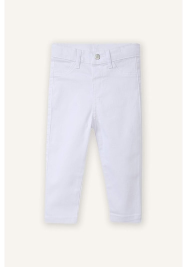 Defacto Düz Paça Pantolon Erkek Bebek B6744a526spwt34 Beyaz-wt34