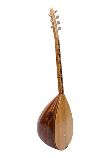 Kısa Sap Bağlama Saz İşlemeli Takım Tel ve Kılıf