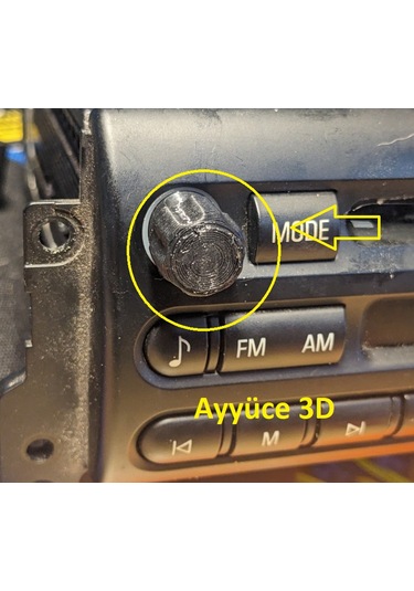 Ayyüce 3d, Mini Cooper R50 R52 R53 Radyo Ses Düğmesi, 1x,siyah