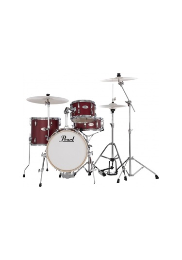 Pearl Mt564/c-d747 Midtown Matte Red 4 Parça 16b/10t/13f/13s Akustik Davul Seti