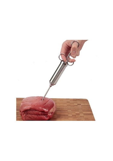 Sones 10'u 1 Arada Paslanmaz Çelik Baharat Hindi Şırıngası Mutfak Baharat Şırıngası