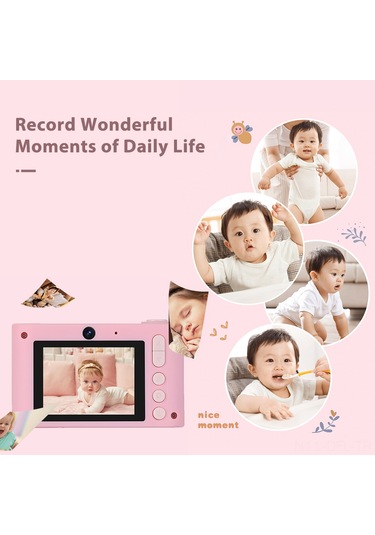 Dofolink Kız Çocukları İçin Pembe Dijital Kamerası - 1080p Video & Fotoğraf Çekimi, 20mp Çift Kamerası, 2.0" Ips Ekran, Oyun Özelliği, Dahili Li-poly Batarya Pembe