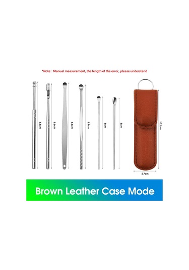 Kahverengi Fonken 6 Adet Kulak Temizleyici