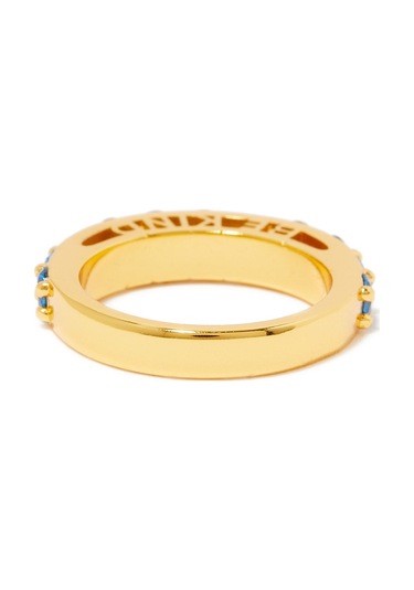 Be Kind Band Ring, Renkli Kristalli Yüzük Lacivert