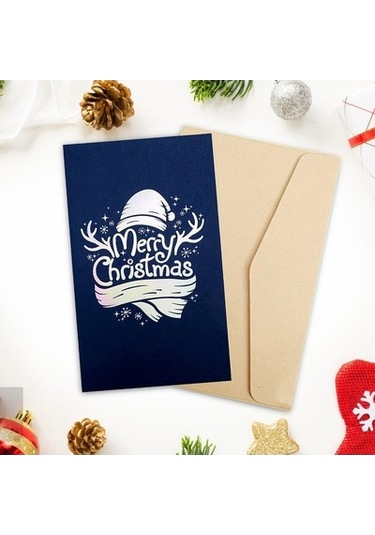 Lijinxu Koca Anne Stil C Mutlu Yılbaşı Kart Kağıdı Kış Tatili Tebrik Kartı Hediye