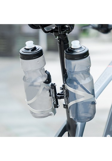 Rockbros Ks-415 Alüminyum Alaşımlı Mtb Yol Bisikleti Şişe Montaj Adaptörü Çift Taraflı Su Şişesi Kafesi Tutucu Adaptörü