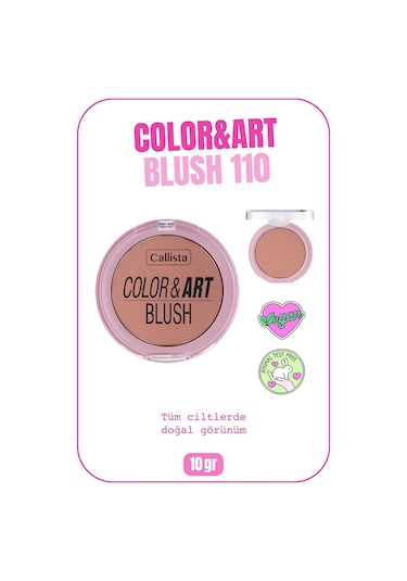 Callista Color Art Blush Allık 110 Blushing Pink