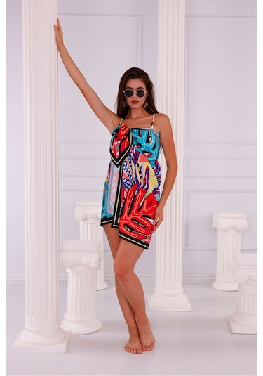 Tarzını Seç Pareo Hawaii Desenli 150x95 Cm Çok Renkli