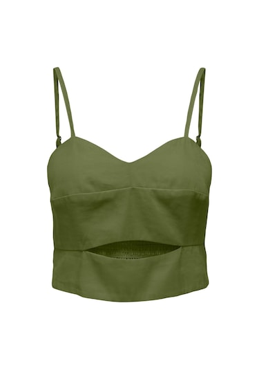 Only Onlmago Lıfe Strap Crop Top Pnt Yeşil 001