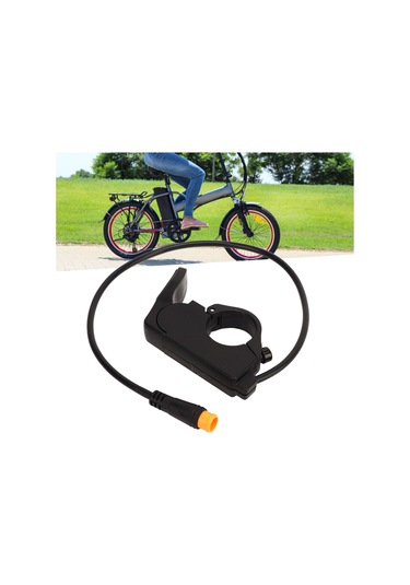 Xindoker Elektrikli Bisiklet Ve Scooter İçin Su Geçirmez 3 Pin Bağlantılı Abs Materyal Hız Kontrolü Tırnak Tırmığı - Evrensel Uyumlu 22.2mm Saplar İçin Hızlı Kurulum Diğer