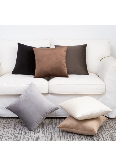 Teltree Yüksek Kaliteli Kadife Yastık Kılıfı - 40x40 Cm, Yeşil Renk, Rahat Ve Dayanıklı Diğer