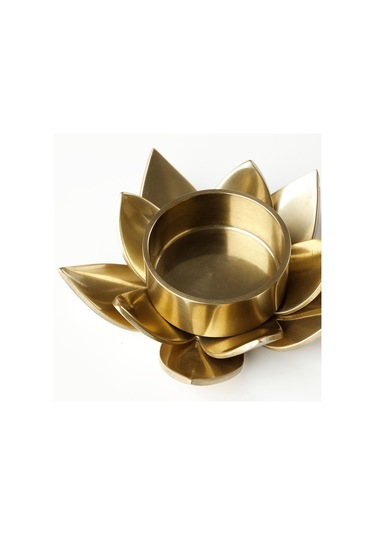 Tealight Mumluk, Altın Rengi, 3 Cm Acı Kahverengi