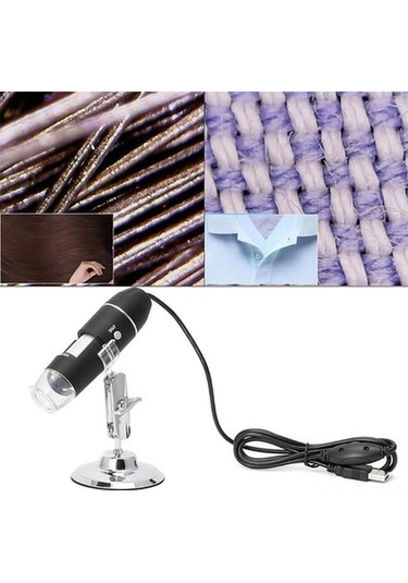 Pazly 1600x Usb Dijital Mikroskop - 8 Led, Manuel Odak, Hd Görüntü, Taşınabilir