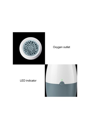 Ax168b Mini Buzdolabı Ozon Hava Temizleme Cihazı Ve Taze Koku Giderici Gri Beyaz