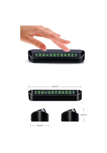 Subzero Torpidoya Yapışan PG22 Araç Park Teli Numaratör Telefon Kartı