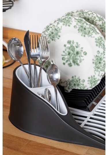 Ny Home Tezgah Üstü Bulaşık Kurutmalığı Siyah