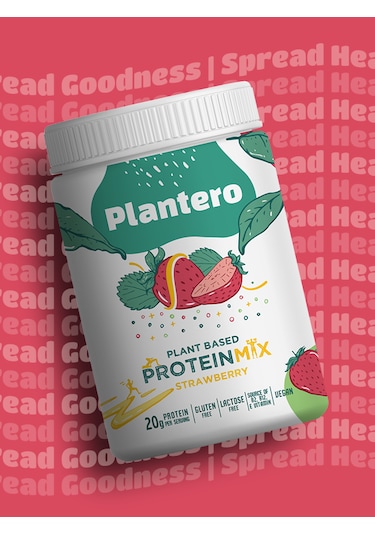 Çilekli Protein Isolate Blend Supergreens Mix Vitamins 416 Gr 13 Servis Çilek