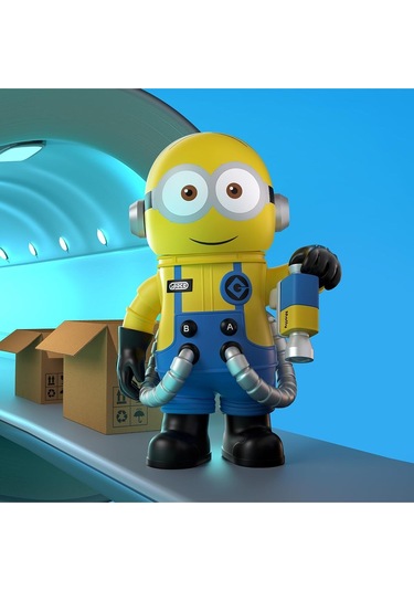 Pop Mart Mega Space Molly %400 Minyonlar Figürü, Minion Temalı Dev Koleksiyon Figürü Karakter Figürü