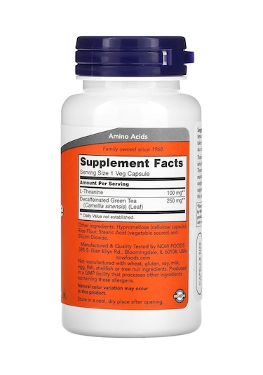 L-theanine 100 Mg 90 Kapsül