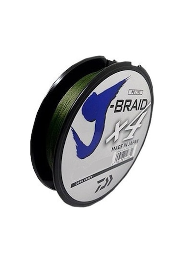 Daiwa J-Braid X4 Koyu Yeşil 270 Mt. 0.17Mm 8.4Kg. Ip Misina