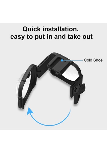 Puluz Lens Koruyucuları Soğuk Ayakkabı Montajlı Lens Siyah