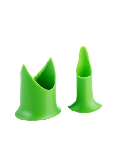 Yeşil 2 Adet Biber Tartı Kolayca Temizlenen Deseed Aşınmaya Dayanıklı Kullanışlı Yeniden Kullanılabilir Domates Sökücü Hediye İçin